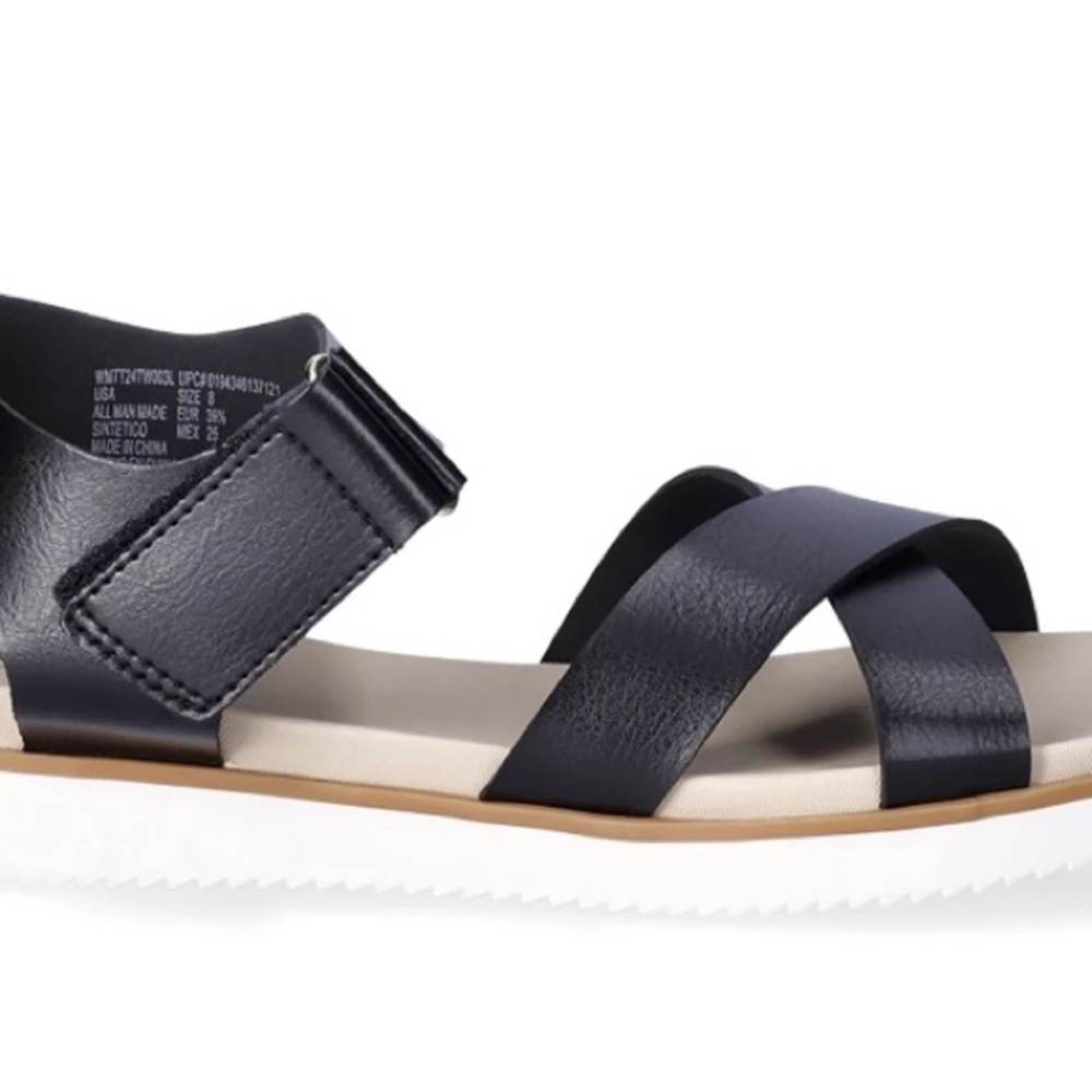 Time and Tru Women's Comfort Sandal-Wide Width Available - Picture 2 of 6